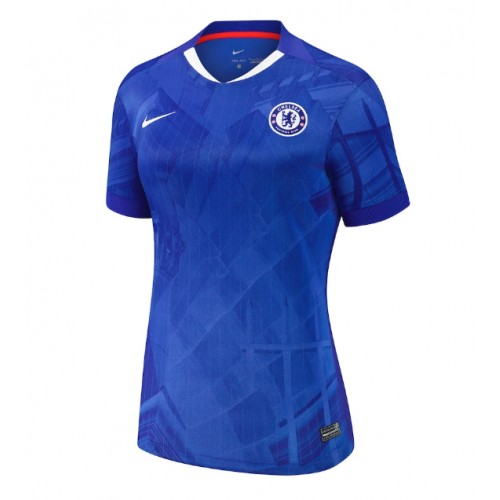 Chelsea Replica Home Stadium Shirt for Women 2025-26 Short Sleeve Chelsea Replica Home Stadium Shirt for Women 2025-26 Short Sleeve